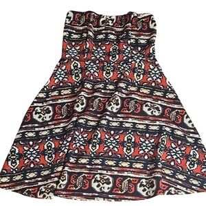 DGNY Strapless Bohemian Mini Dress, Women's Size Medium